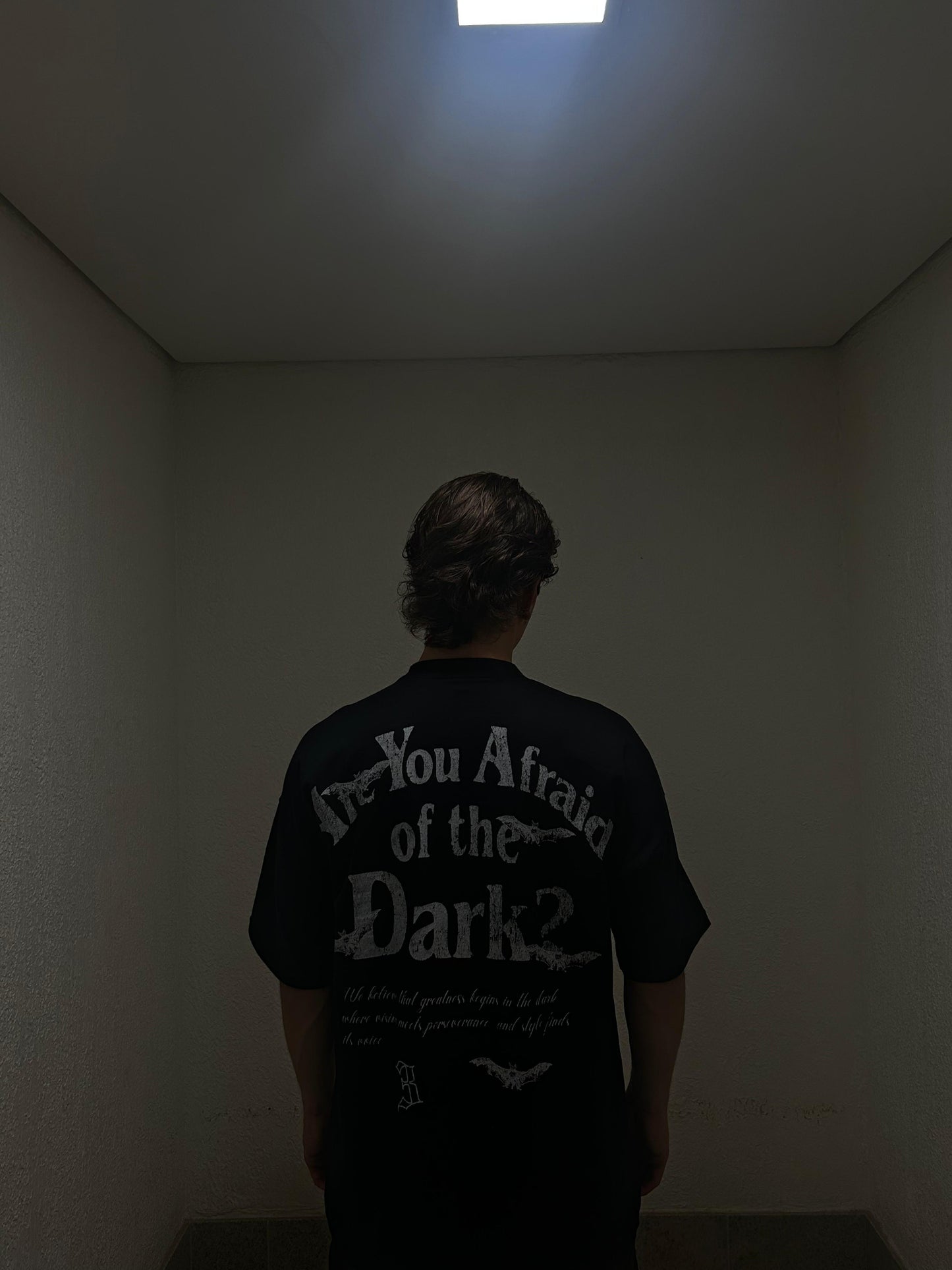 "ARE YOU AFRAID OF THE DARK" OVERSIZED TEE